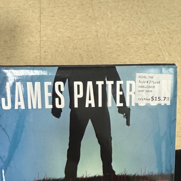 James Patterson 'The Noise' Hardcover Book - Blue and Red - Picture 2 of 6